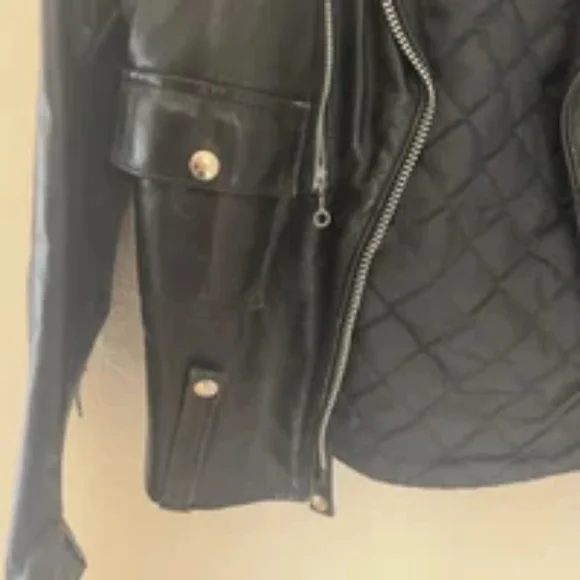 Womans Black Motorcycle - Picture 3 of 4